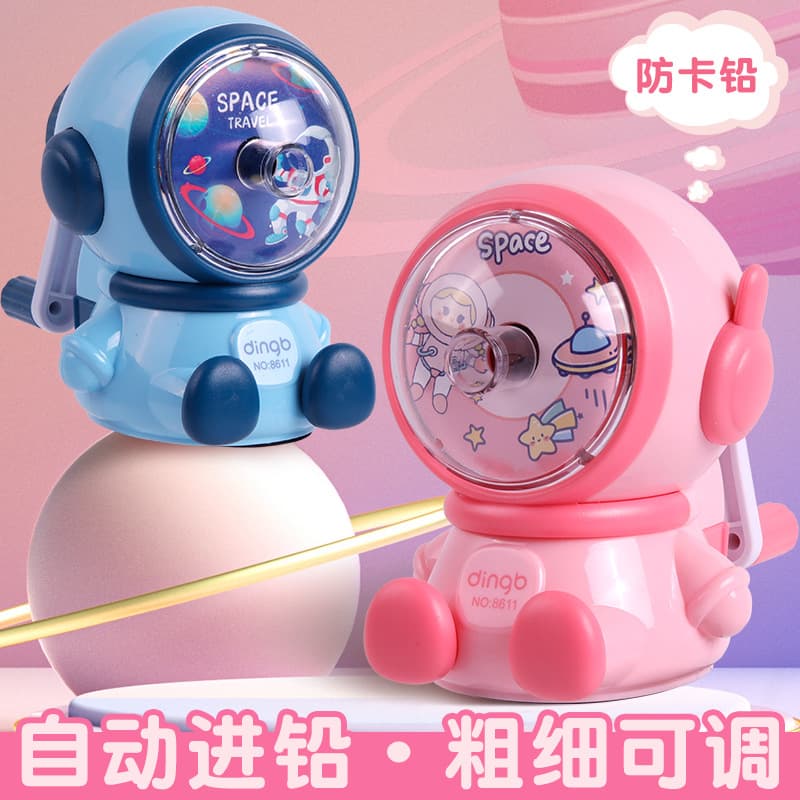 Dingbang Multi-Function Pencil Sharpener, Manual Pencil Sharpener for Students, Automatic Pencil Sharpener, Charcoal Pencil Sharpener, Hand-Crank Pencil Sharpener