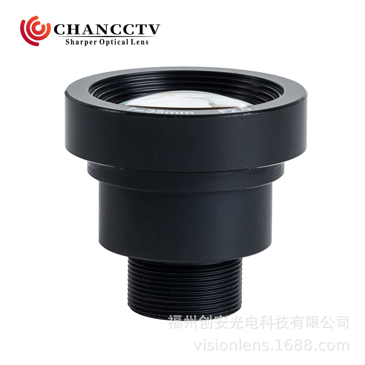 CHANCCTV 35mm 1/1.8" IR650nm M12 Low Distortion Lens Security Surveillance Industrial Equipment Lens