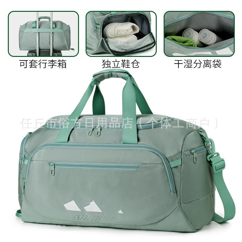 Large Capacity Handheld Crossbody Travel Bag with Wet and Dry Separation, Unisex Short Trip Business Bag, Gym Bag Training Bag
