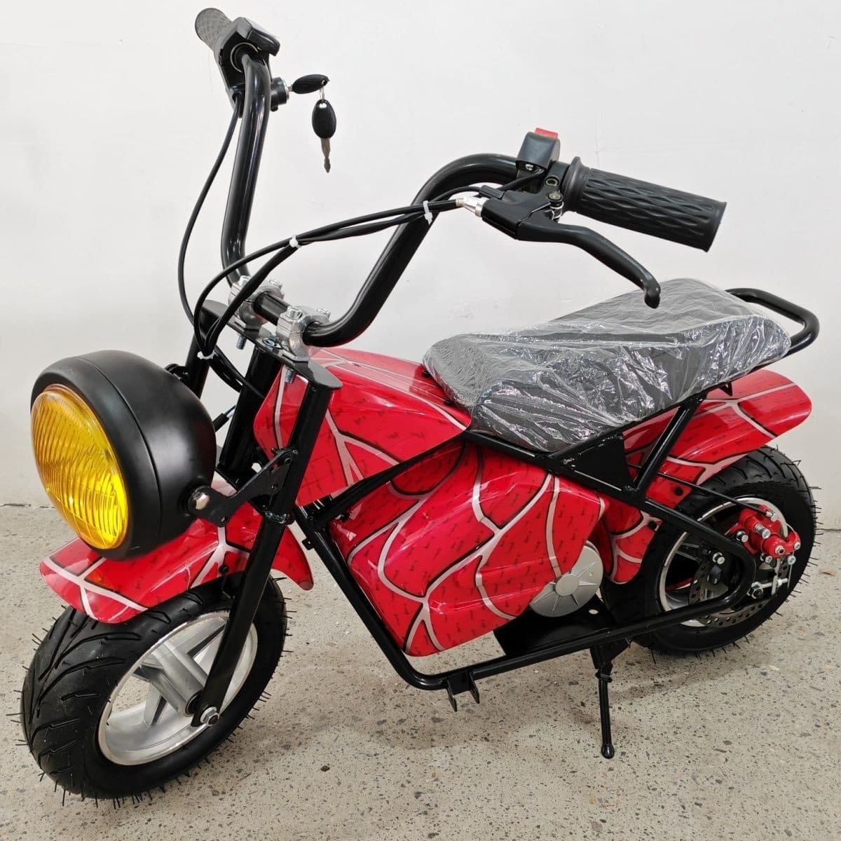 Electric Mini Motorcycle for Kids Ages 4-15, Small Harley Scooter Toy for Plaza Use
