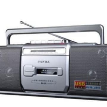 PANDA/Panda 6610 Cassette Recorder with USB MP3, Tape Recording, Stereo Radio