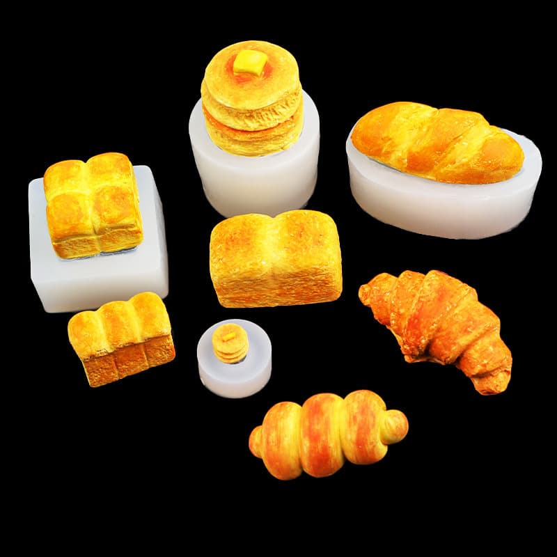 DIY pinch mold muffin bread pinchle silicone mold fondant cake decoration mold