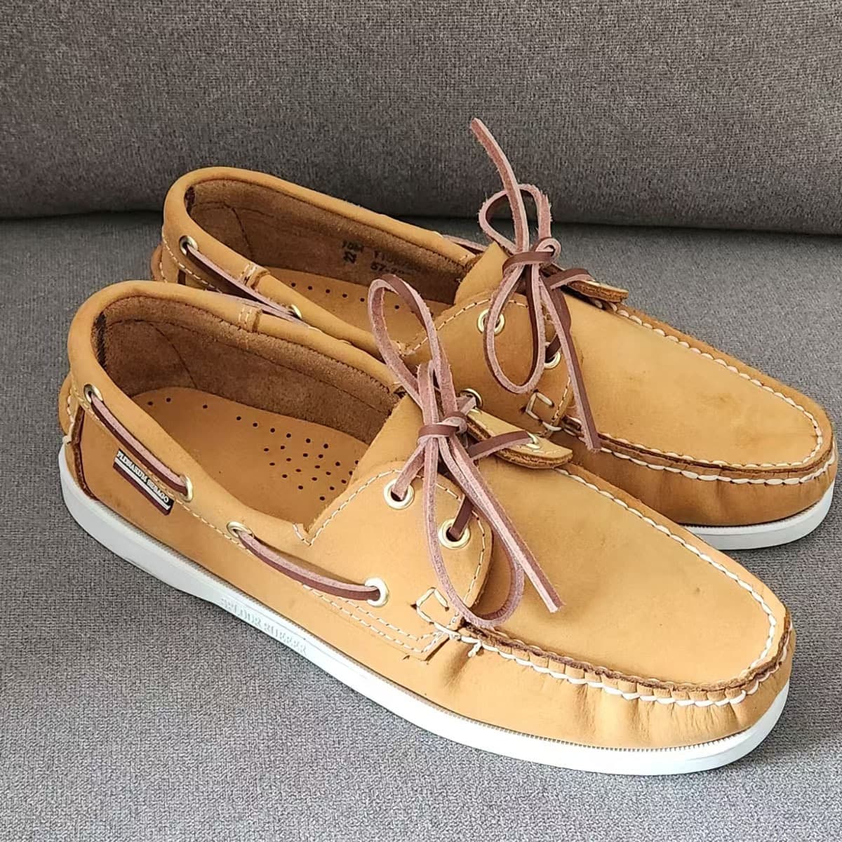Exported Handmade Cowhide Shoes Top Layer Suede Barefoot Shoes Non-SEBAGO Shoes Boat Shoes Japanese and Korean Trendy Shoes