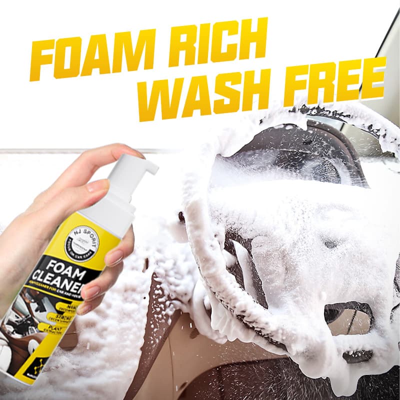 CNJMANZENA Multi-Function Foam Cleaner Car Interior Cleaner Leather Seat Stain Remover for Export Cross-Border