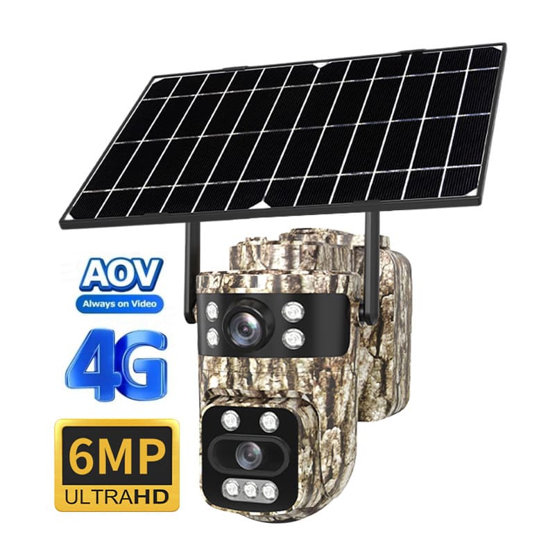 AOV Solar Camouflage Camera Solar Outdoor Hunting Night Vision Camera