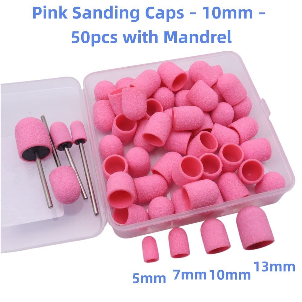 High-Quality Nail Sanding Cap Bits for Cuticle Removal, Callus Care, Foot Care, Electric Nail Drill Accessories