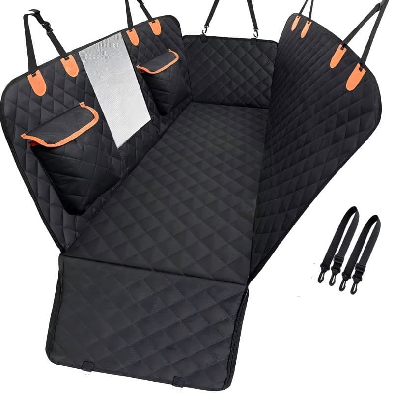 Amazon Bestseller Pet Car Mat, Non-Slip Waterproof Dog Mat for Pet Travel, Dog Car Seat Cover for Back Seat
