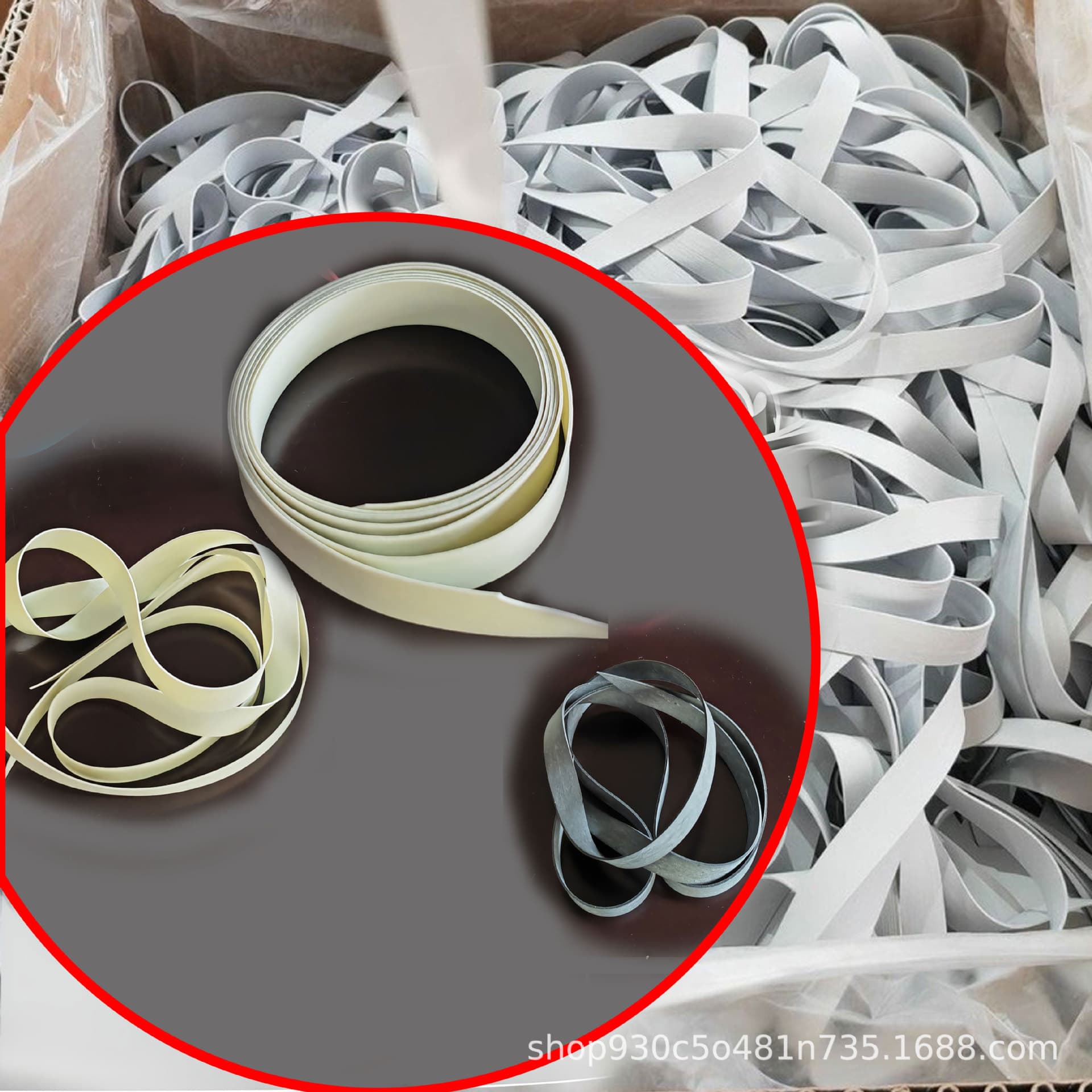 Natural Rubber Band Elastic Strip High Elasticity Thick and Thin Rubber Strips, Films, Rubber Bands for Home Textiles, Medium Grade Hot Selling in Stock