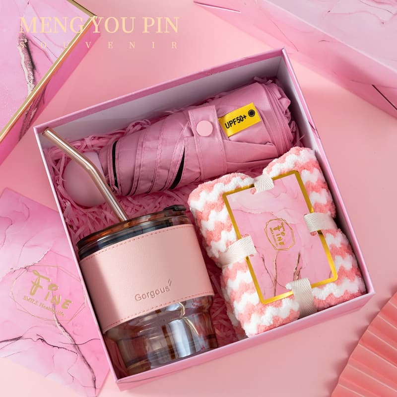 Souvenir Gift Set for Grand Opening Events, Wholesale Employee Benefits, Qixi Festival Gifts, Baby Full Moon and First Birthday Gift Box