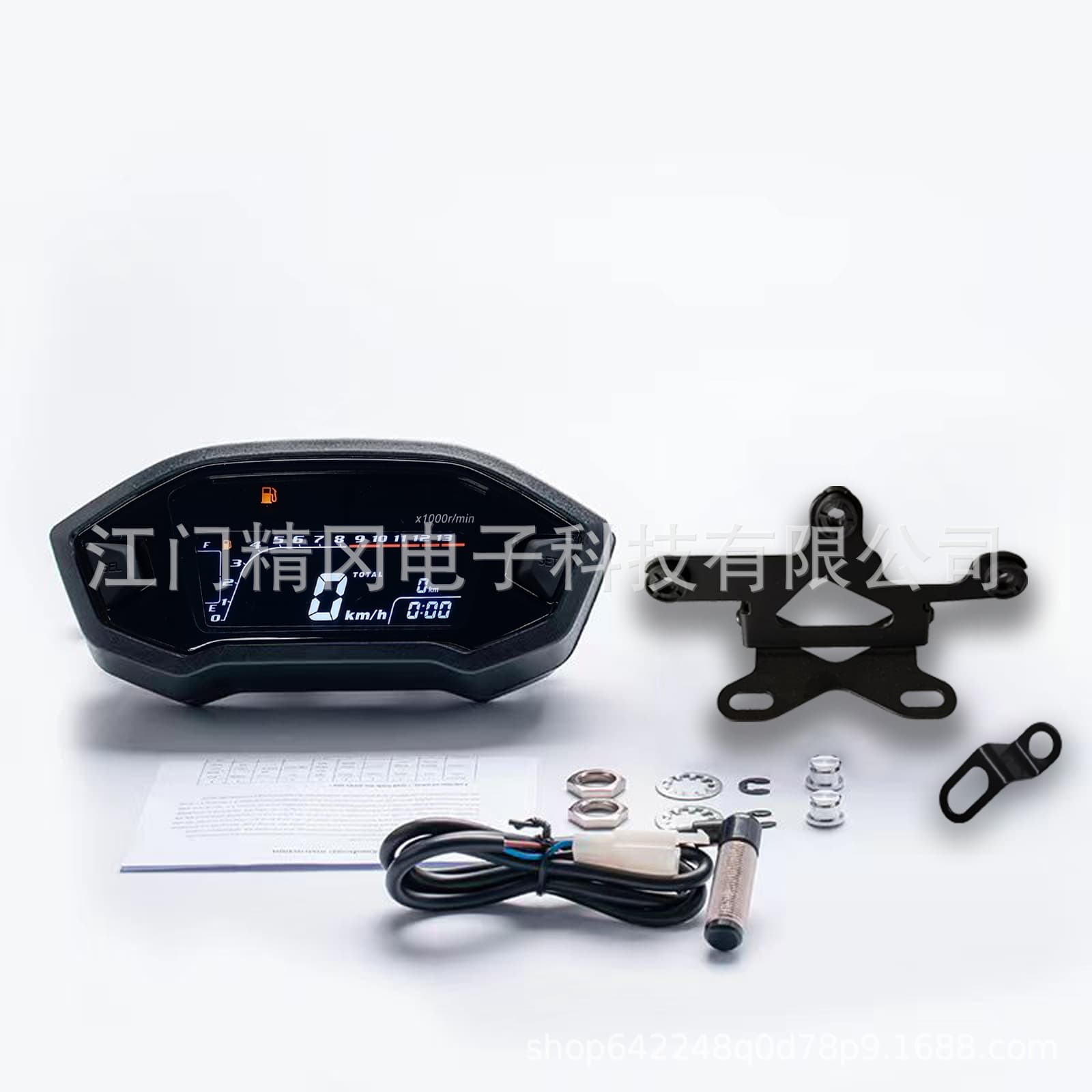Conversion Hot Selling VA Screen Digital Gauge Tachometer Odometer Fuel Level Digital Gauge -13 Turn with New Bracket