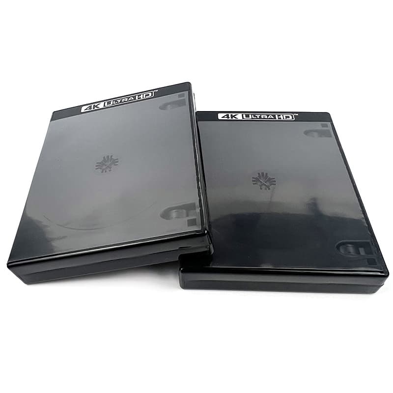 4K disc box black ULTRA HD box multi-disc black blue light ten discs 8 discs 10 discs movie DVD collection box