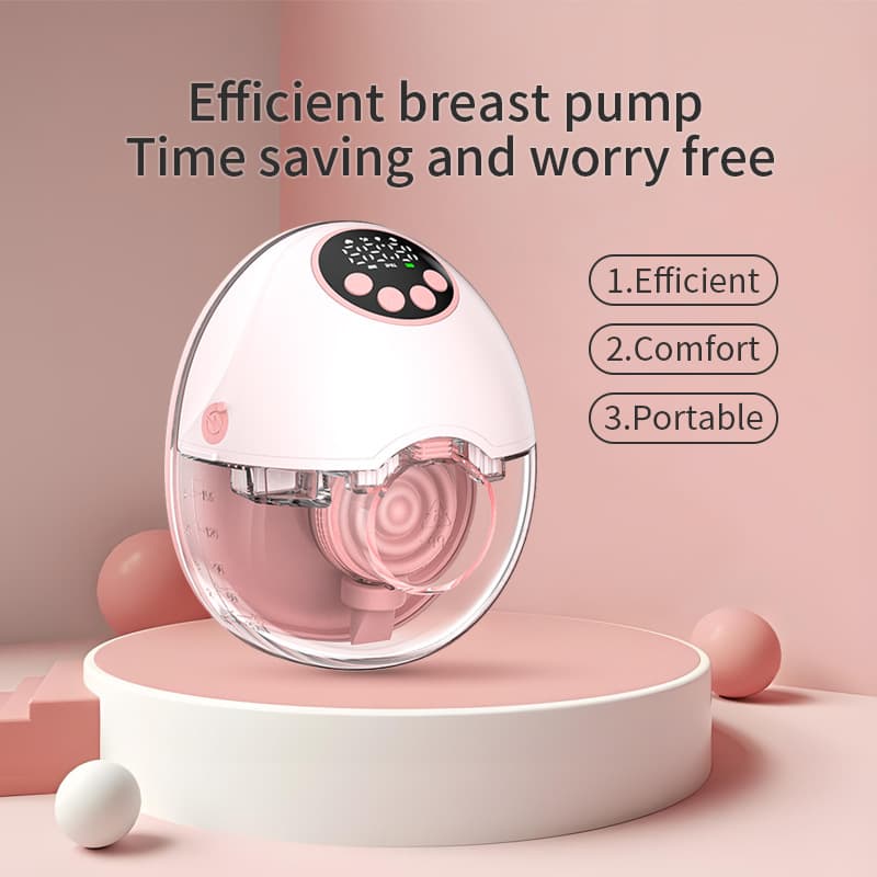 Wearable Electric Breast Pump Hands-Free Automatic Dual Sides Painless Breast Pump Cross-Border Supply