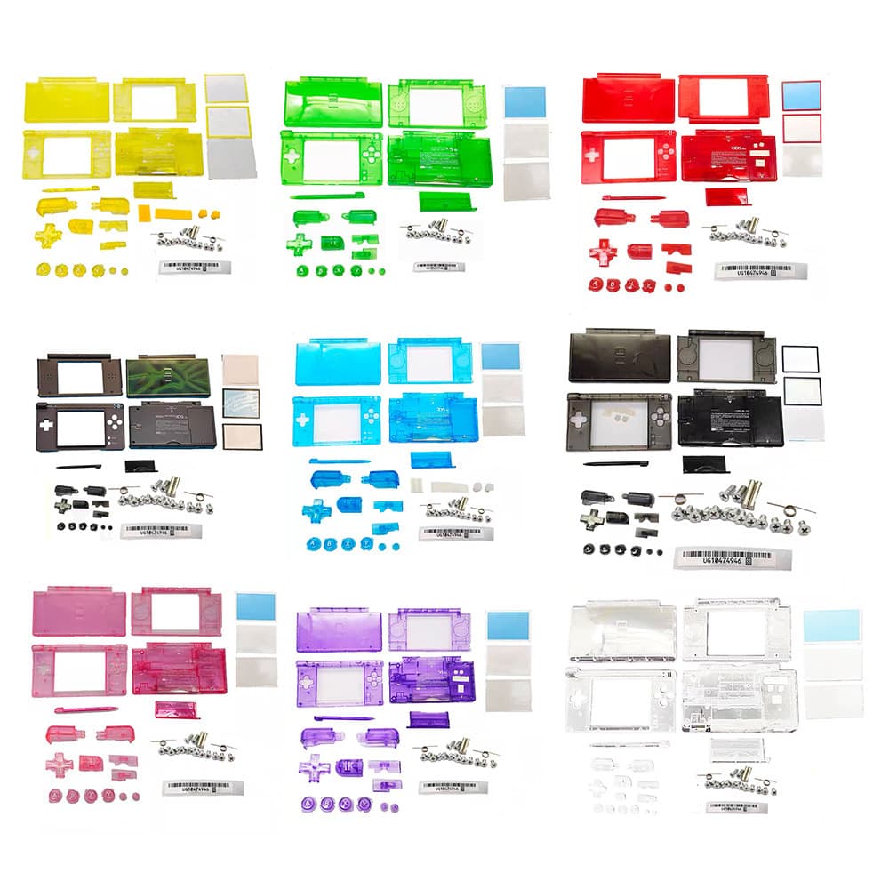 NDSL Case NDSL Host Replacement Case NDS Lite Game Console Case Front Cover Battery Case Button Set