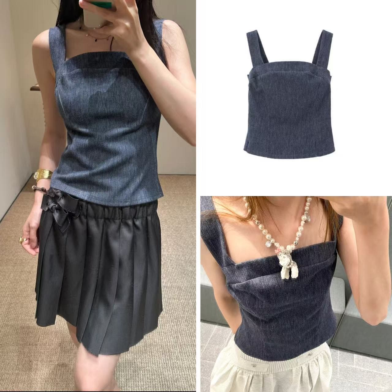 MAR designer brand SND SS25 cold spring top