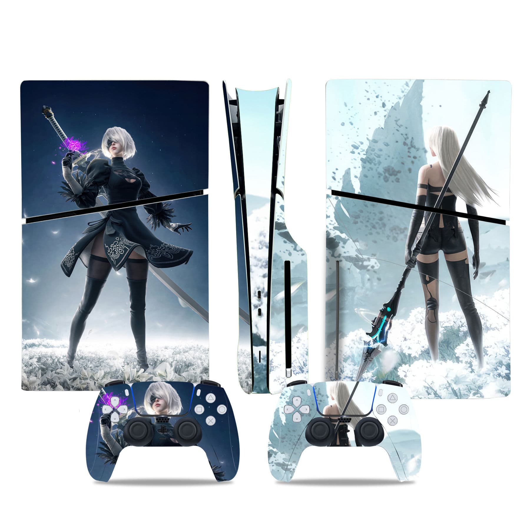 PS5 SLIM Disc Edition Sticker, PS5 SLIM Digital Edition Film, PS5 SLIM Hatsune Miku Anime Girl Sticker
