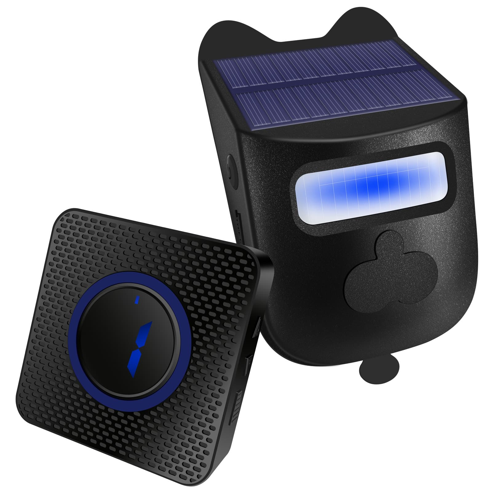 New Solar Infrared Waterproof Doorbell Sensor Human Body Induction Wireless Doorbell Split Alarm