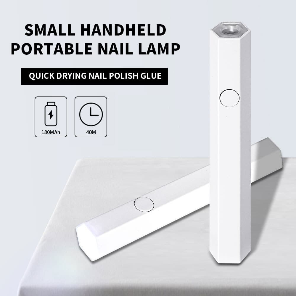 Nail Lamp Linear Light 6 LED Beads Strong Light Quick-Dry Gel Polish Curing Lamp Nail Dryer In Stock