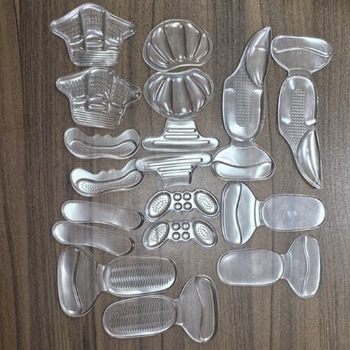 Silicone Heel Grips Anti-Slip Shoe Inserts for Women High Heels Cushion Pads Half Size Insoles Shoe Size Reducer