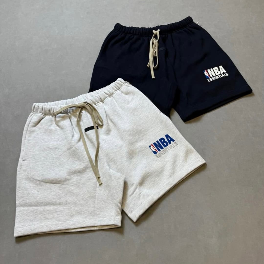 Fog Summer New NBA Collaboration Essentials Casual Shorts Unisex Versatile Simple Sports Pants