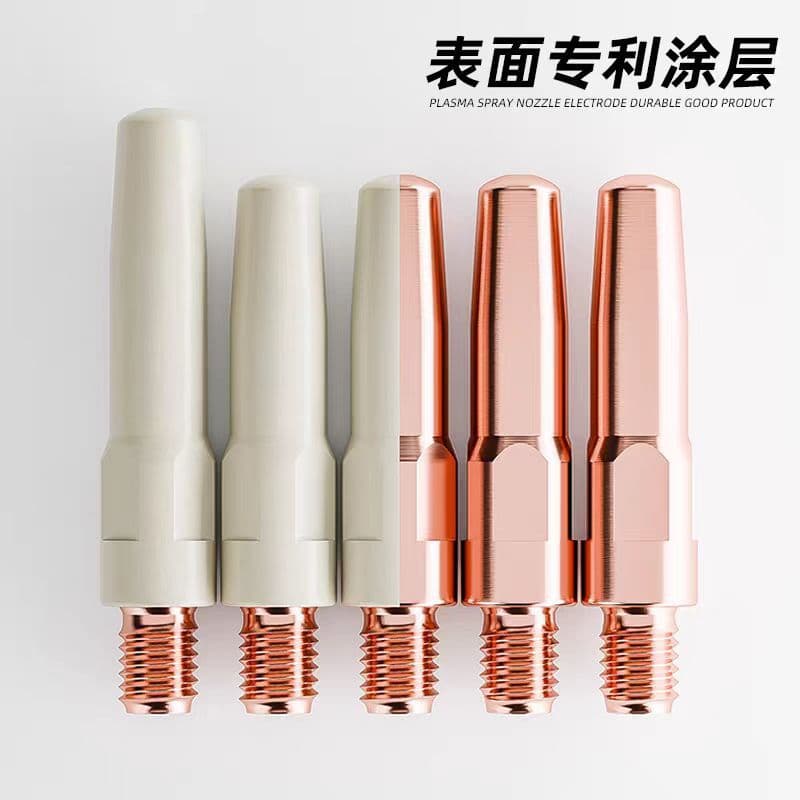MIG welding torch accessories with coated conductive nozzle, 0.8/1.0/1.2mm non-stick welding slag conductive nozzle E18