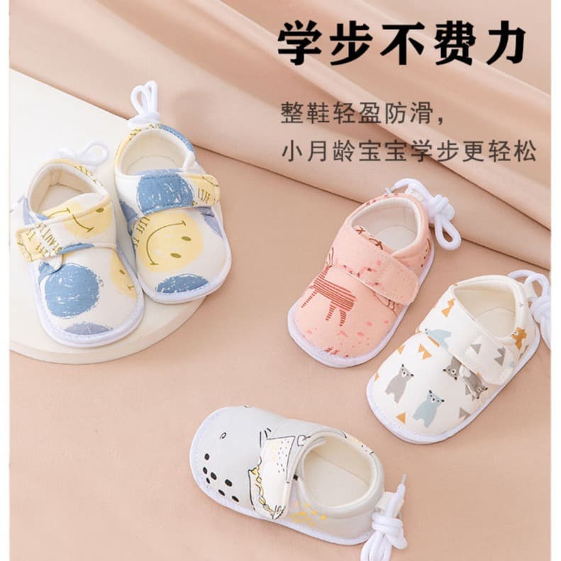 Xuebaowa Cloth Shoes Baby Shoes Spring and Autumn Style 0-6 Months 12 Soft Sole Non-Slip Baby Walking Shoes for Boys and Girls