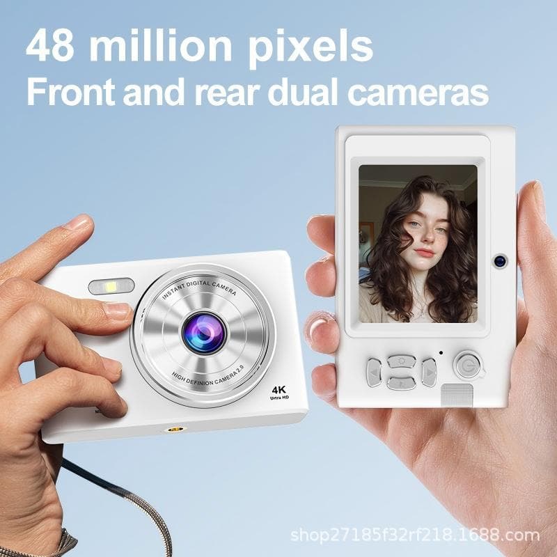 Cross-border 4K HD Digital Camera Travel Kids Photo Girls Gift Portable CCD Retro Student Digital