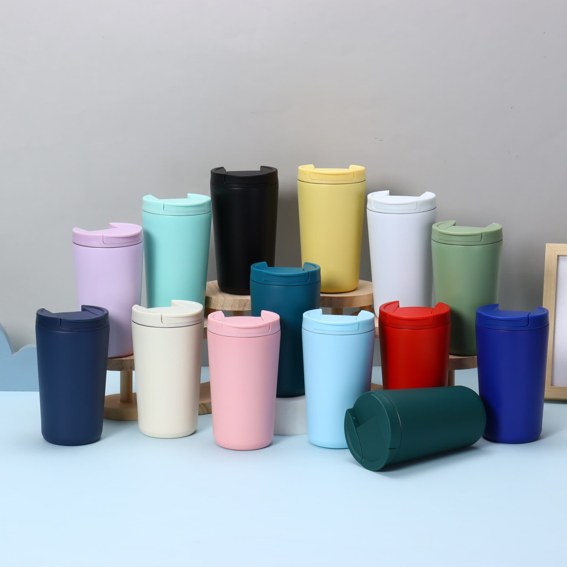Premium Cross-border In-Stock New 12oz Milk Cup 304 Stainless Steel Double-Wall Vacuum Insulated Cup Compact and Portable
