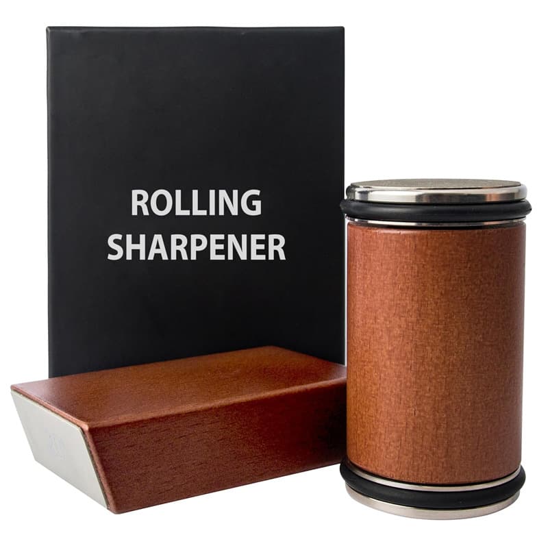 Cross-Border Cylindrical Sharpening Stone Tungsten Steel Adjustable Angle Cylindrical Set Roller Sharpener Magnetic Suction Wholesale in Stock