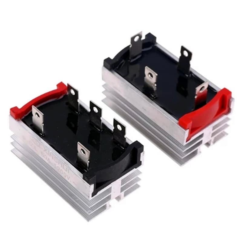 Three-Phase Rectifier Bridge SQL50A 1200V Rectifier, Single-Phase 35A Brushless Generator Heat Sink Diode Bridge Set