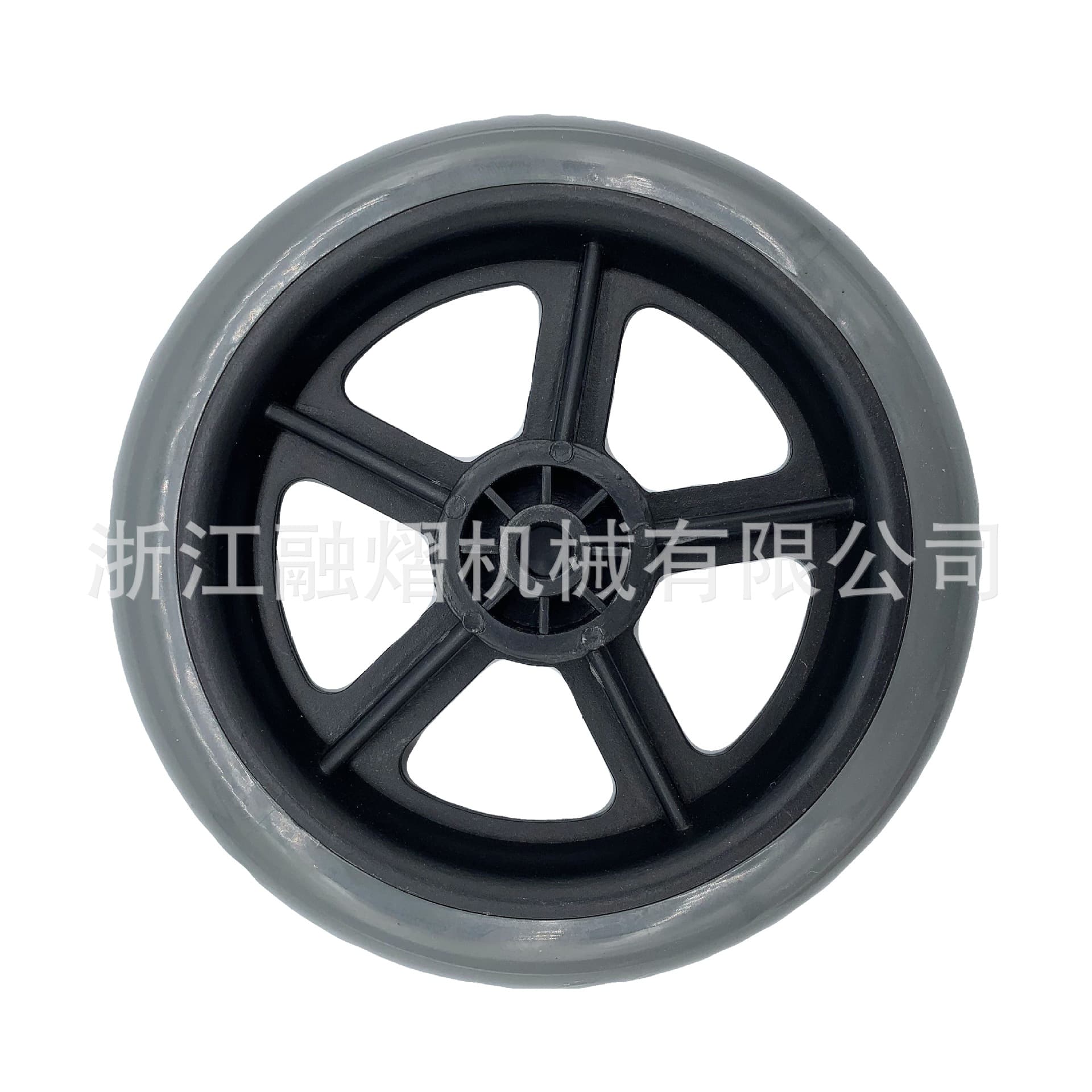 Manufacturer Bulk Supply Full Size 3-inch 4-inch 5-inch Black Gray PVC Small Wheels Wear-resistant Silent