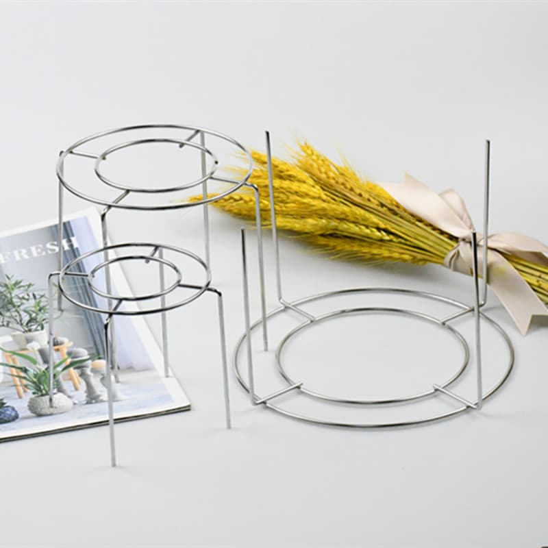 Cake embryo cake cooling rack chiffon cooling inverted rack stainless steel round set cooling rack cake fork cake stand