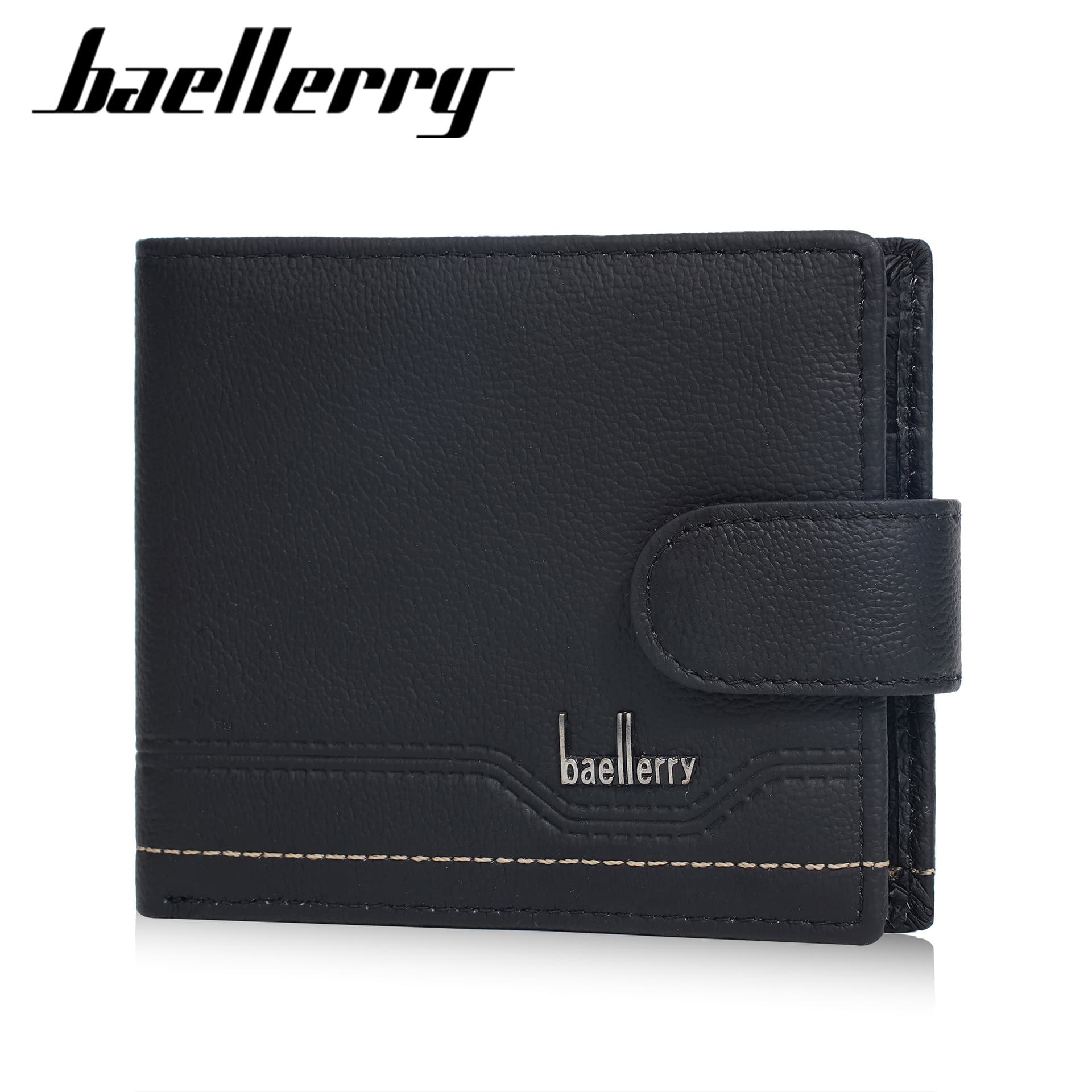 New men's wallet cross-border simple multi-card slots three-fold genuine leather wallet large capacity high-end men's coin purse