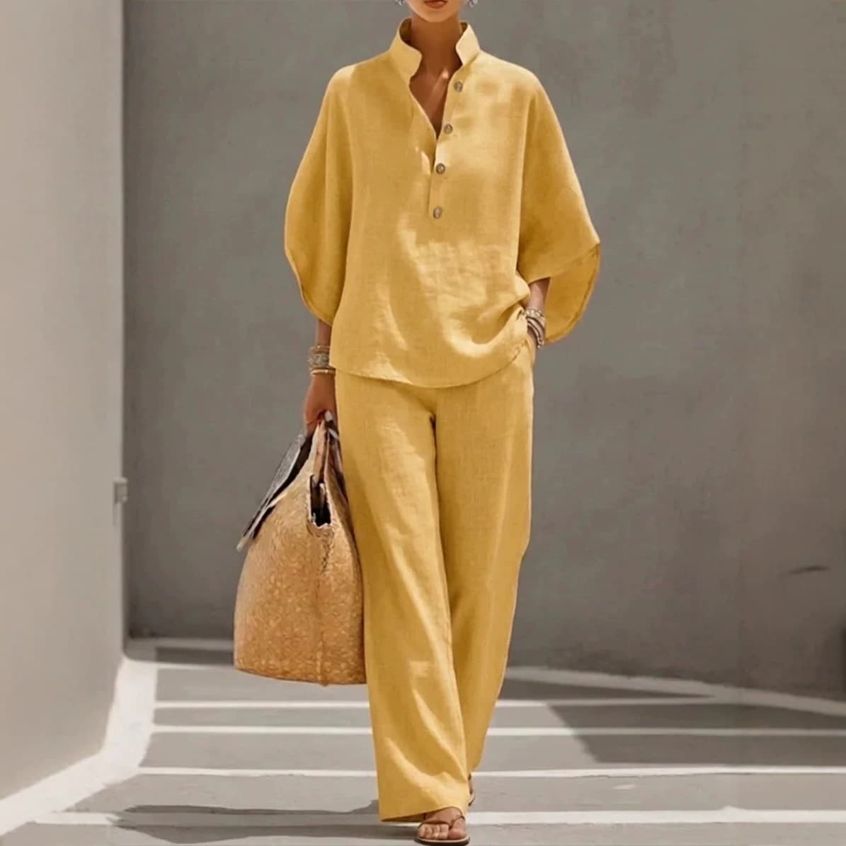 2026 New Women's Shirt Set Casual Urban Two-Piece Outfit for Amazon
