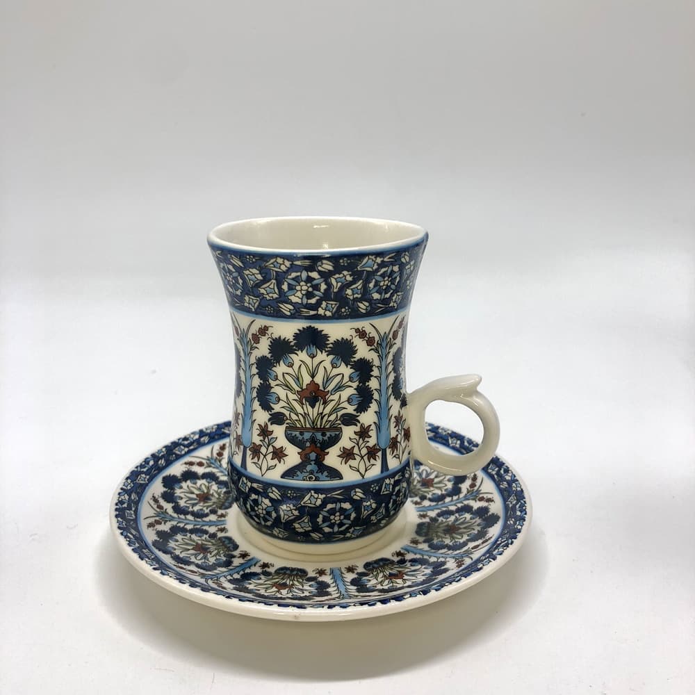 Exported to Middle East Turkey Fantasy Exotic Arabian Flower Tea Cup Ceramic Coffee Cup Afternoon Tea Water Cup