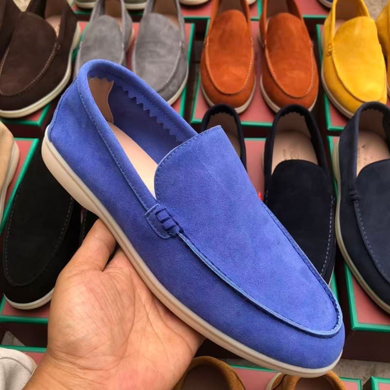 In Stock! Original Y Export LP Loafers Slip-On Men's Shoes Suede Flat Casual Men's Driving Moccasins