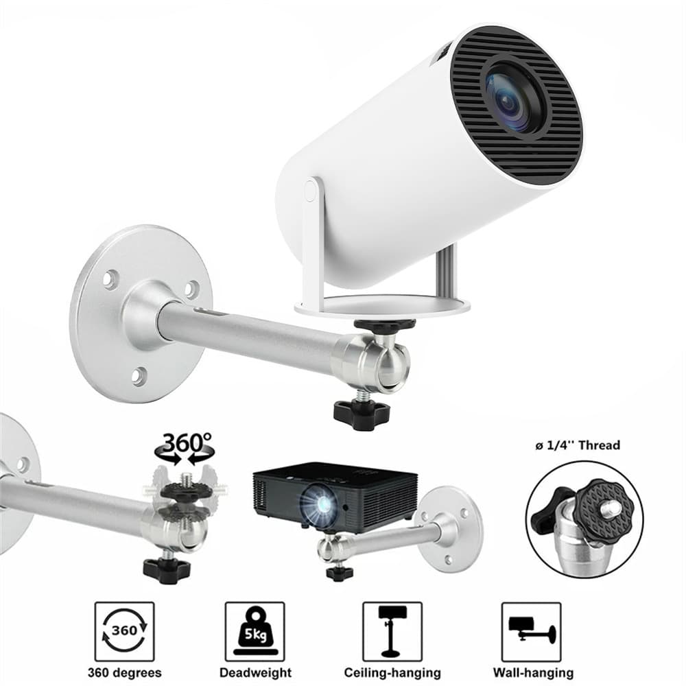 Amazon Best Seller Projector Ceiling Mount Wall Mount Bracket Surveillance Bracket Projector Mounting Bracket Fits HY300