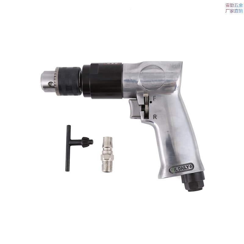 Gaobao Drilling Machine 10mm Pneumatic Pistol Drill, 13mm Gun-Type Air Drill, Forward and Reverse Industrial Pneumatic Drill