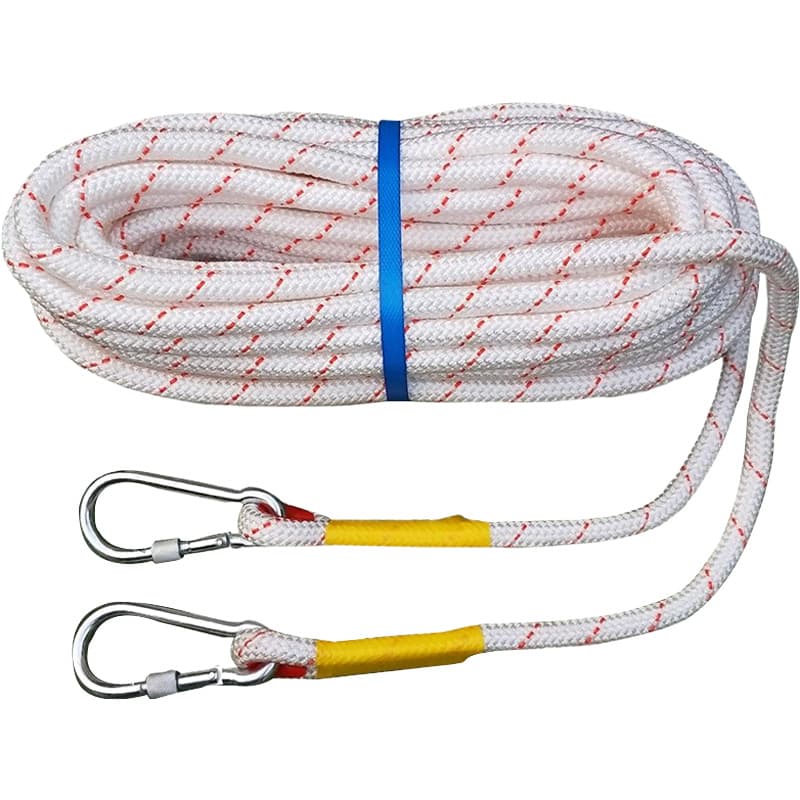 Thickened High-Altitude Work Rope, Household Steel Wire Core Safety Fire Rescue Rope, Outdoor Climbing Rope, Nylon Rope, Wear-Resistant