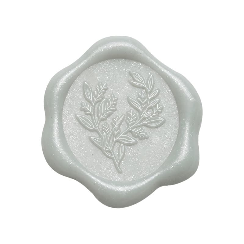 Eucalyptus Leaf Wax Seal Stickers - 135 Colors Available, Wedding Wax Sheets for Wine Bottle Sealing, Envelope Sealing, Wax Seal Stickers