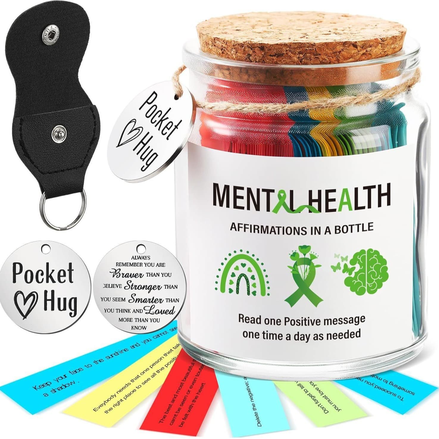 Mental Health Jar Tioncy 90 Mental Health Affirmation Messages Jar