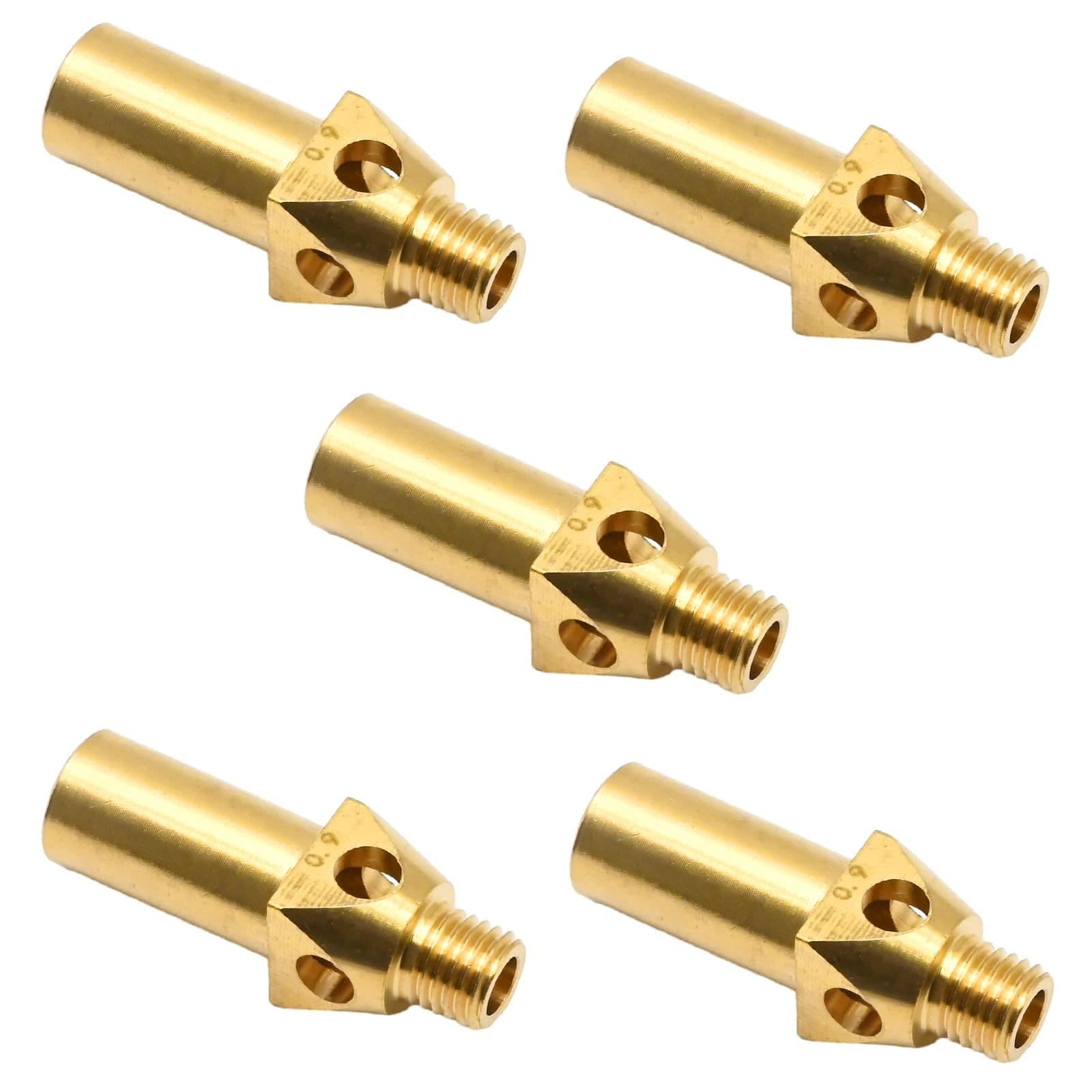 Gas Yellow Brass Nozzle For Mining Stove Head Furnace Gas Vent Nozzle Accessories