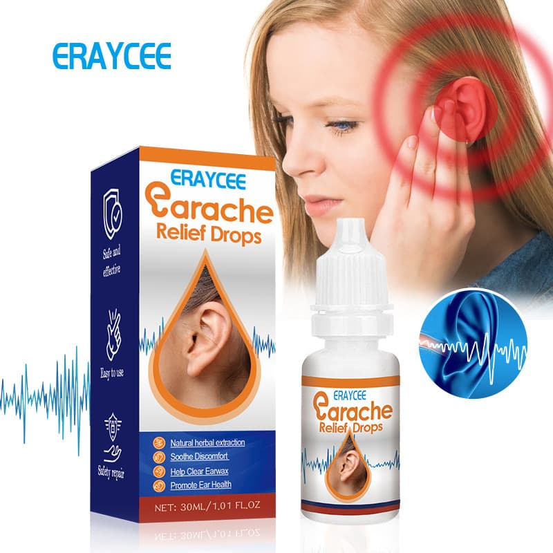 ERAYCEE Cross-border Herbal Tinnitus Ear Drops to Relieve Tinnitus, Ear Canal Cleaner Ear Kang