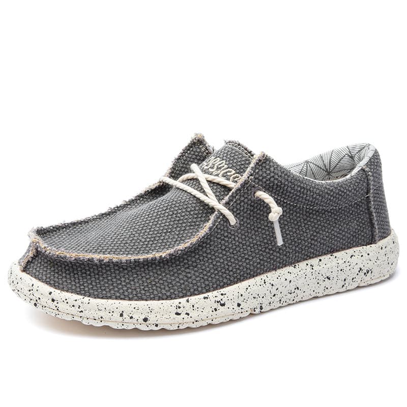 Men's Casual Canvas Shoes Breathable Old Beijing Style Street Stall Shoes Plastic Upgraded Round Toe Summer Season Mesh Lining