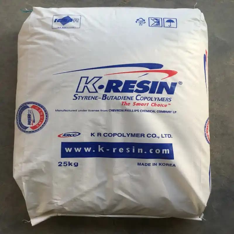 K(Q)-resin Korea Chevron Phillips KR-03 injection molding grade, high transparency, high impact, toughened engineering