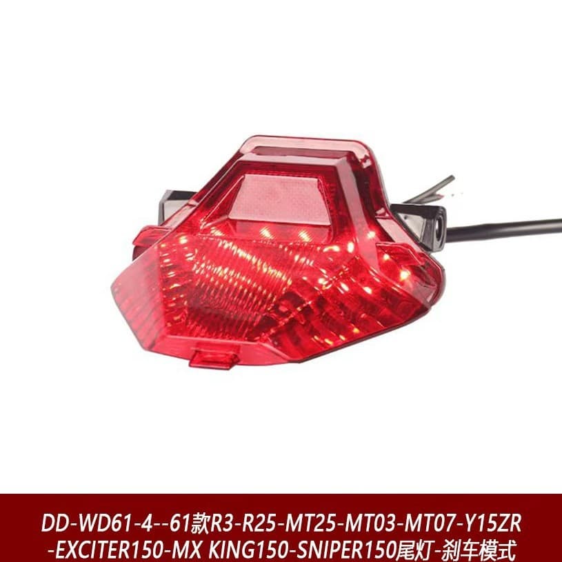 Motorcycle Modification Yamaha Y15 Butterfly Style Tail Light Brake Light Motorcycle Accessories Hot Selling in Southeast Asia