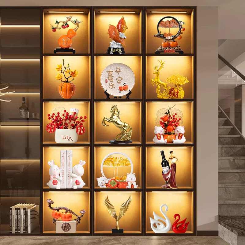 Modern Wine Cabinet Decor - Light Luxury High-End Living Room Home Bar, TV Cabinet Entryway Housewarming Gift