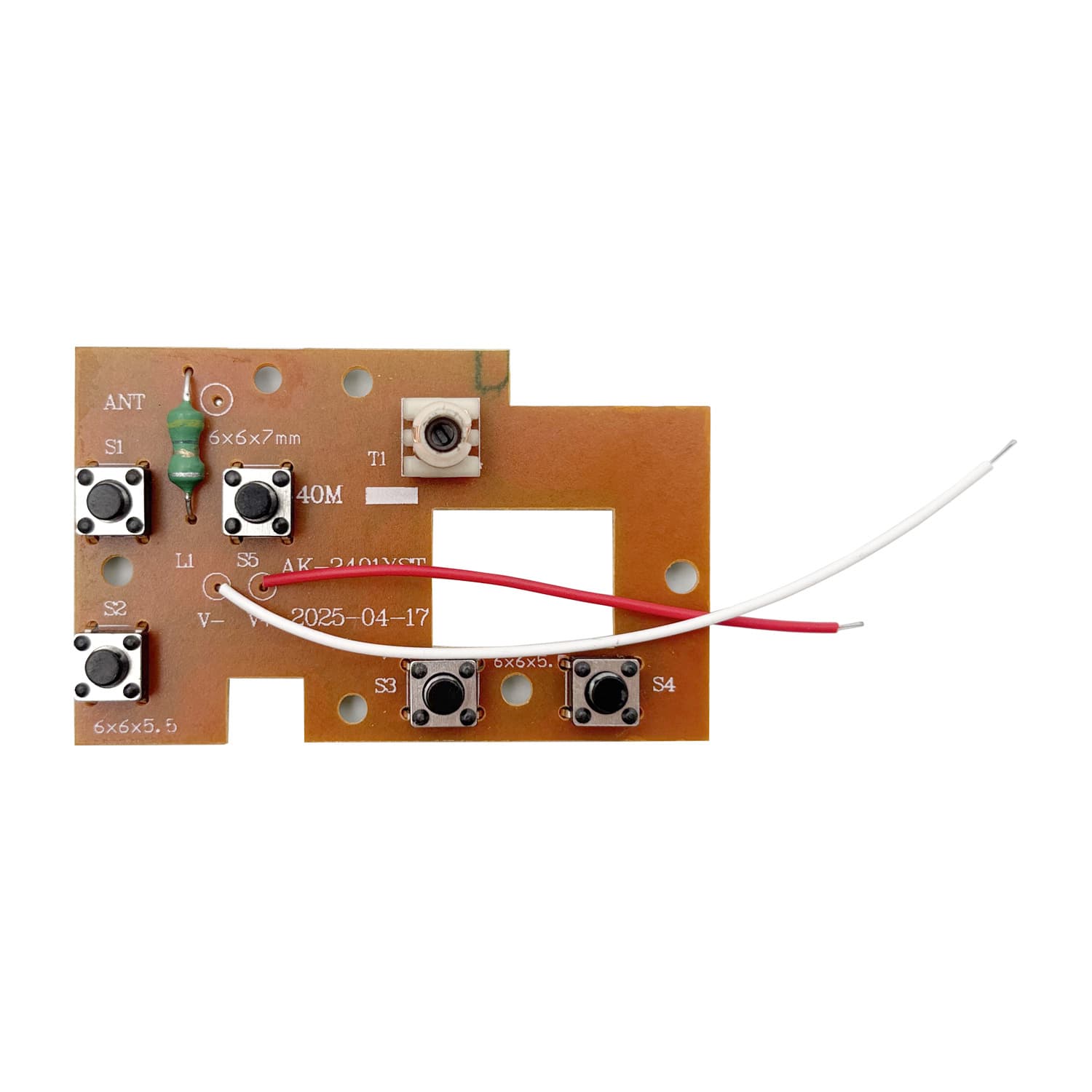 5-channel remote control car toy transmitter circuit board
