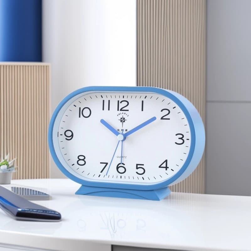 Polaris Silent Alarm Clock Student Desktop Clock Simple Home Decoration Table Clock Large Font Clock for Seniors