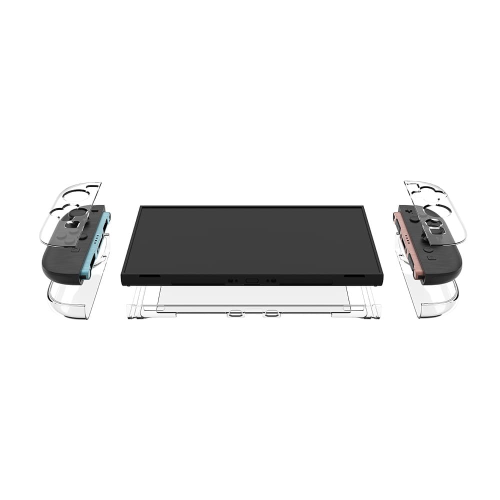 Switch2 Protective Case, Split Shell for NS2 Game Console, PC Crystal Clear