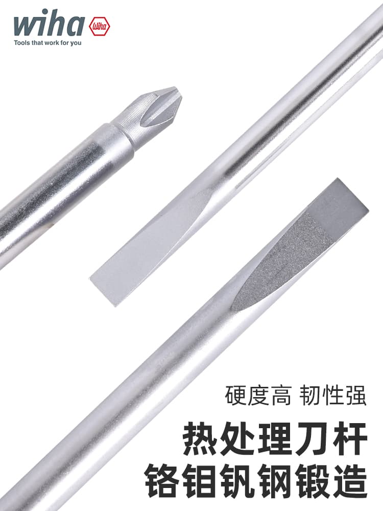 German wiha screwdriver set, imported cross and flat head tools, ultra-hard, Phillips and Torx, magnetic